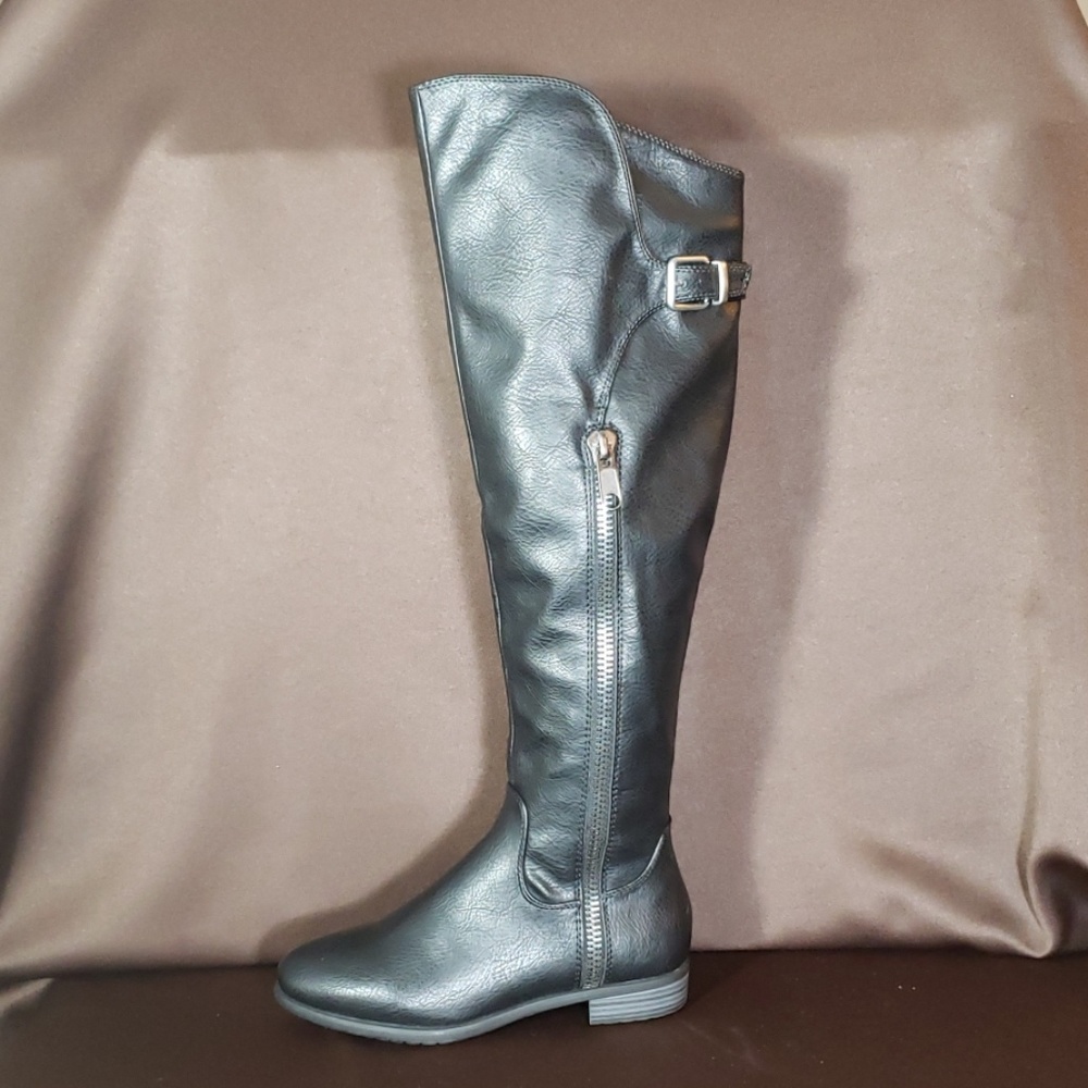 Tall Over the Knee Black Boots